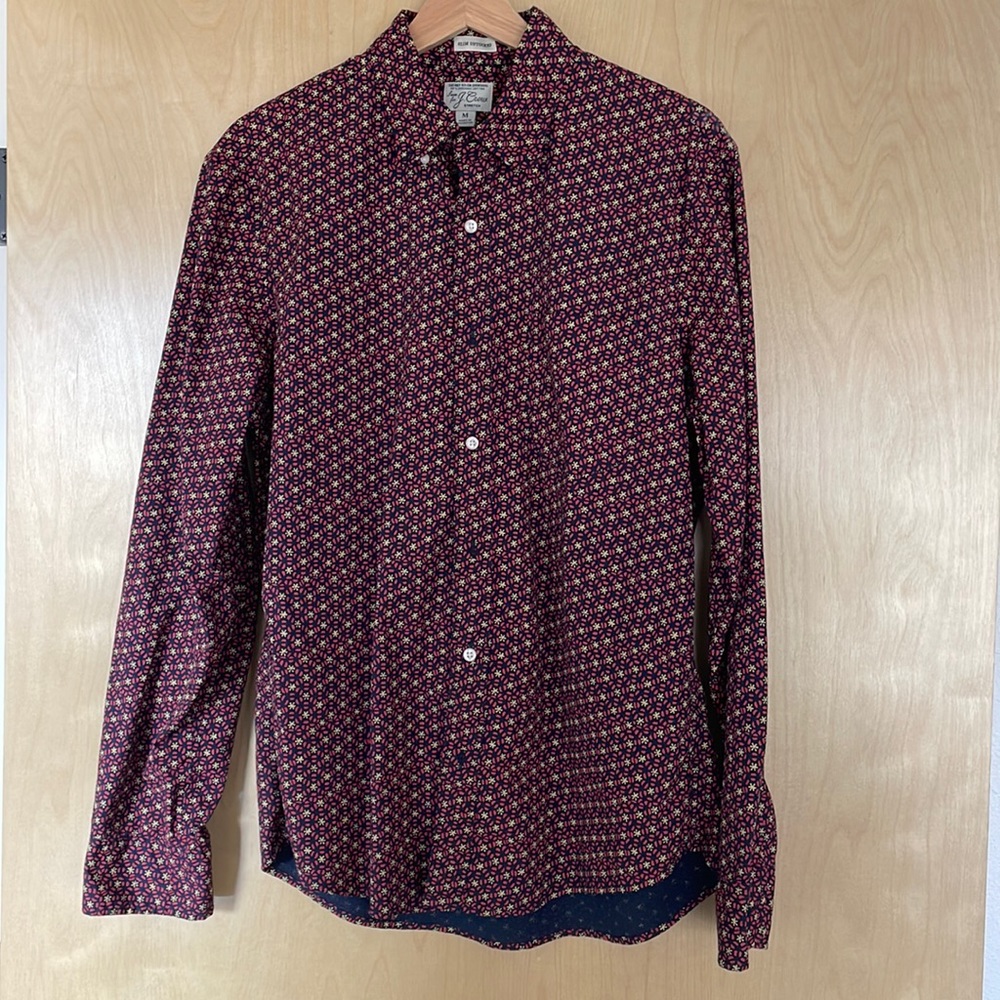 NWOT J. Crew men’s button-down shirt. Size M